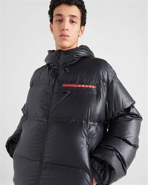 Black Light Nylon puffer jacket 